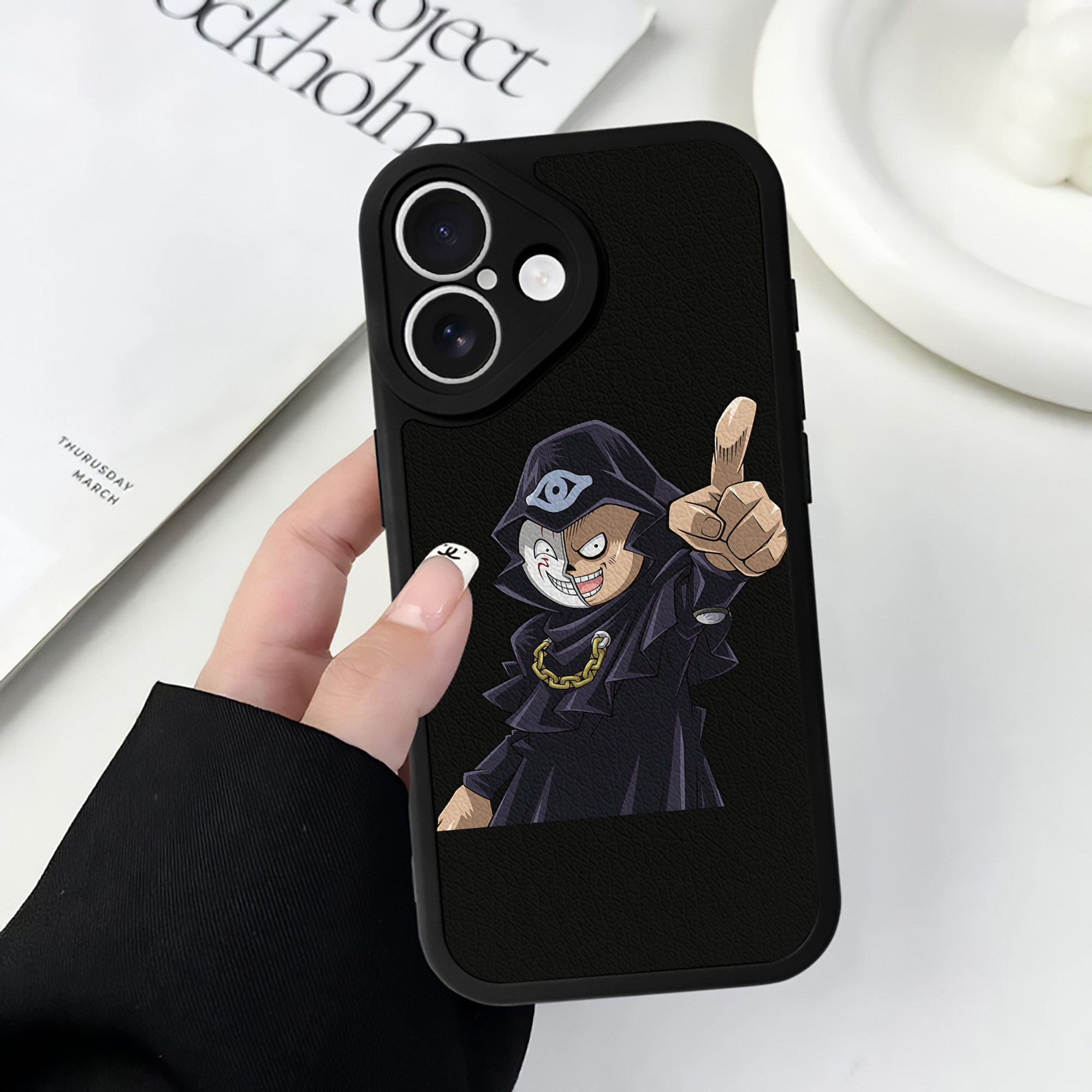 遊☆戯☆王 Yu-Gi-Oh! 【iPhone 16シリーズ対応】シリコンスマホケース（レザー調） 材質：シリコン